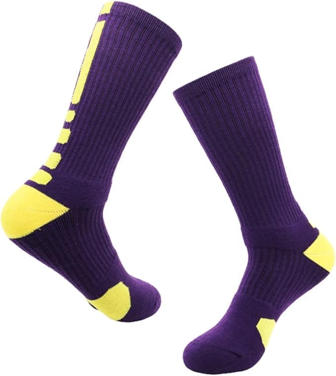 ALCOACH Basketball Socks for Men Running Training Boys Compression ...