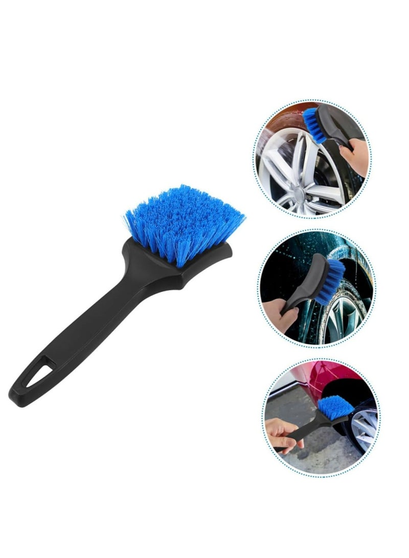 Loquat 2pcs Tire Brush Car Cleaning Brush Wheel Cleaner Brush Car Wash Brush - Image 3