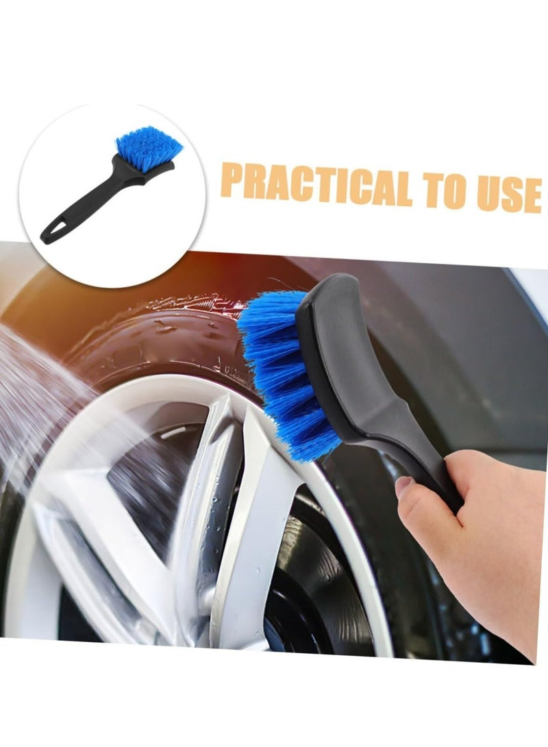 Loquat 2pcs Tire Brush Car Cleaning Brush Wheel Cleaner Brush Car Wash Brush - Image 5