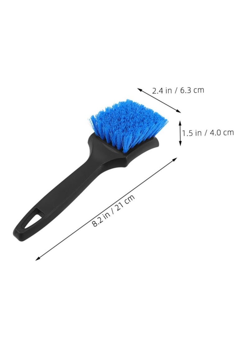 Loquat 2pcs Tire Brush Car Cleaning Brush Wheel Cleaner Brush Car Wash Brush - Image 2