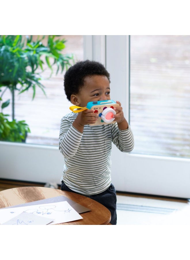 Baby Einstein - Baby Einstein - Hape Learning Lens Toy Camera, Color Learning Toy, Multi-Language Features, Pretend Play, Ages 6 months + - Image 1