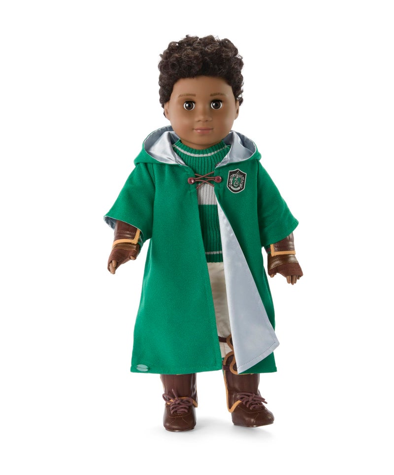 امريكان جيرل American Girl Harry Potter 18 بوصة دمية Slytherin Quidditch الزي الموحد مع رداء يضم منزل قمة للأعمار 6+ - Image 4