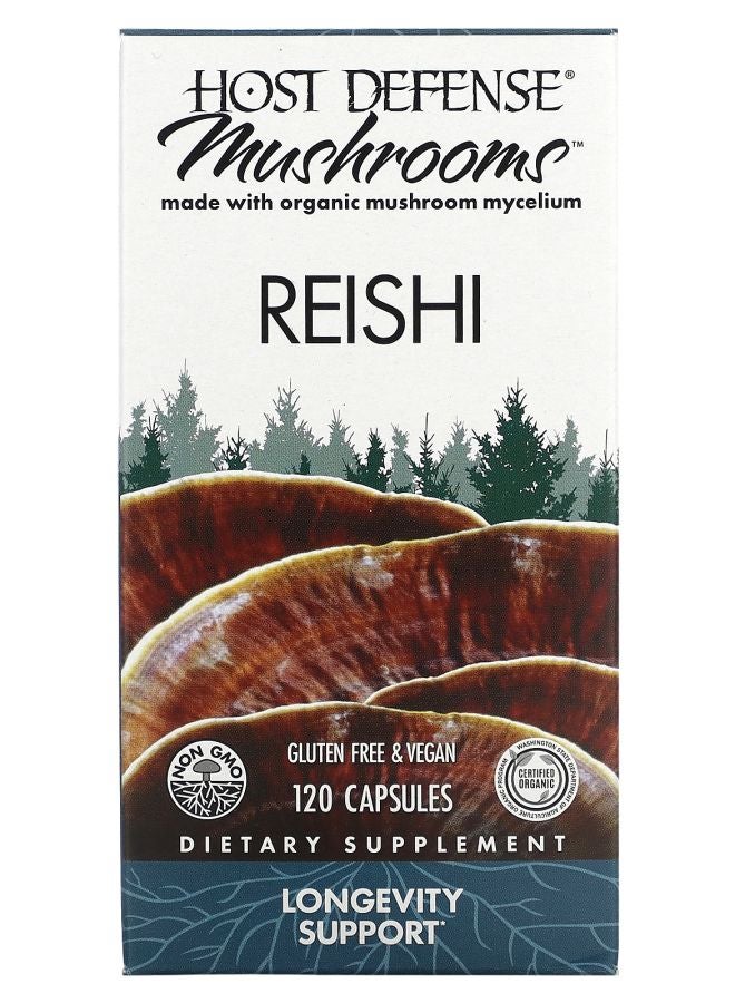 Host Defense Mushrooms Reishi 120 Capsules