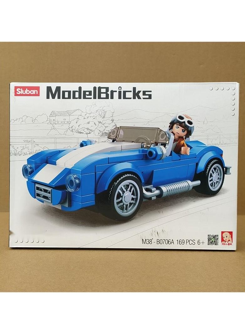 Sluban نموذج سيارة كلاسيكية صغيرة من سلوبان لبناء الكتل - Image 1