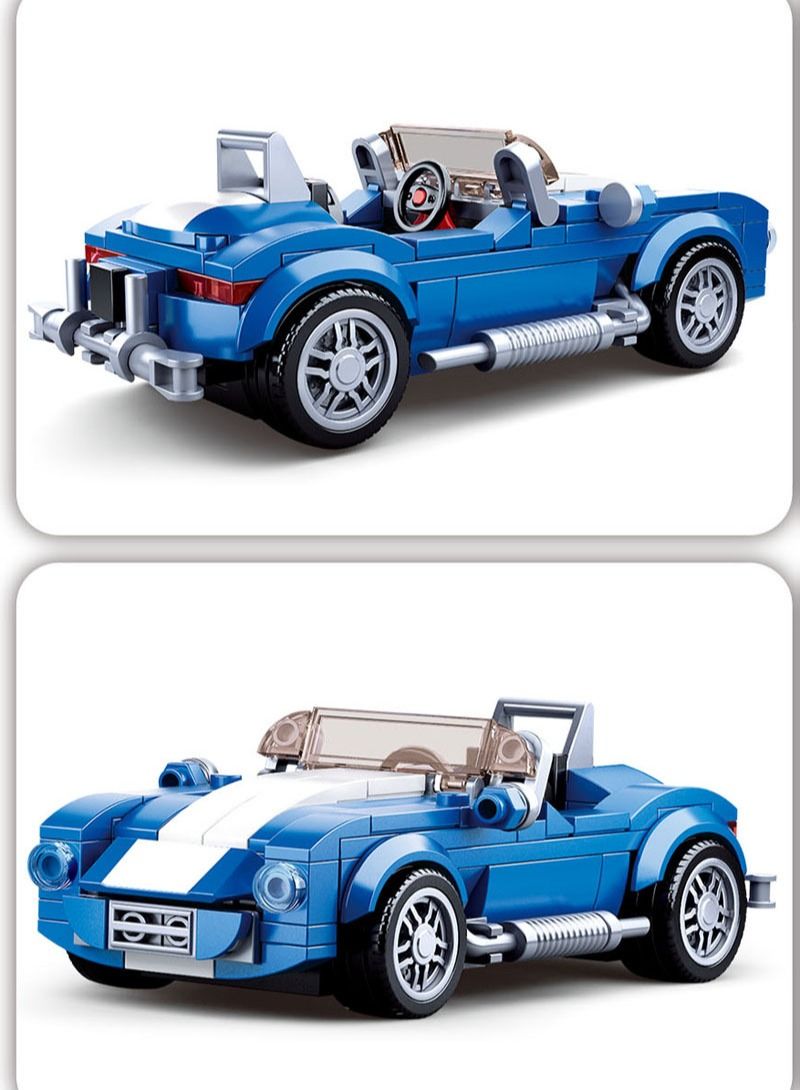 Sluban نموذج سيارة كلاسيكية صغيرة من سلوبان لبناء الكتل - Image 3