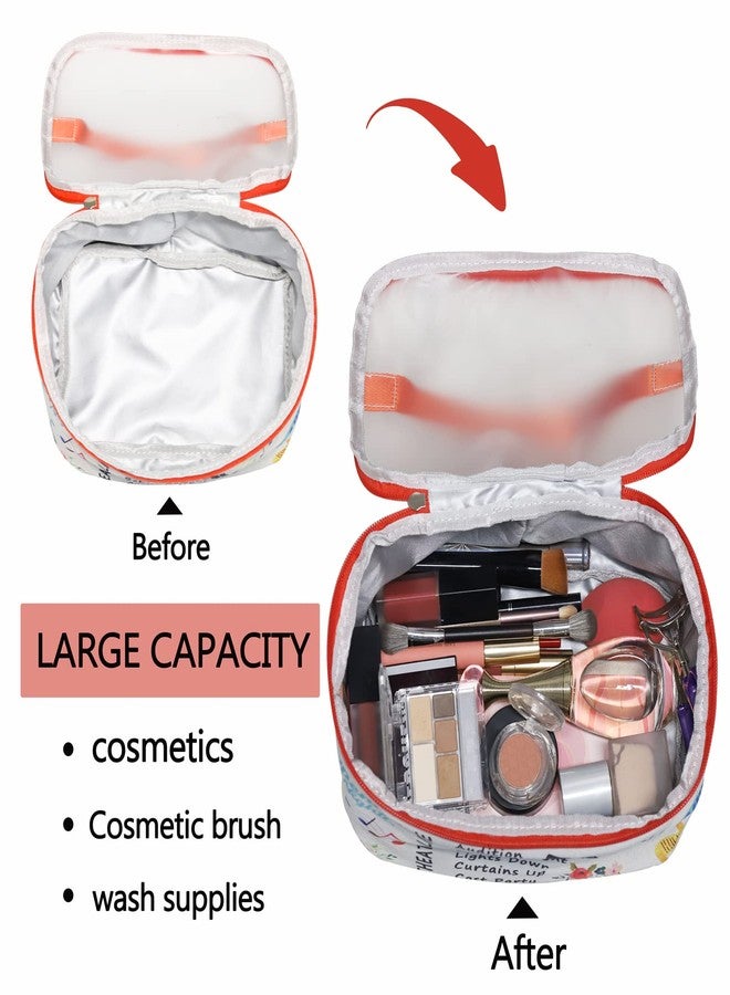 PXTIDY Baseball Mom Zipper Cosmetic Case Baseball Sport Mom Survival Kit Makeup Case Organizer Cosmetic Bag - Image 2