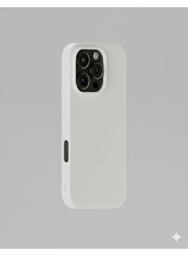 Blix Apple iPhone 16 Pro Silicone Cover White - Premium 2.0mm TPU Silicon, Enhanced Camera Protection with Lens Shield, Shockproof & Water-Proof Cover for Apple iPhone 16 Pro - Image 3