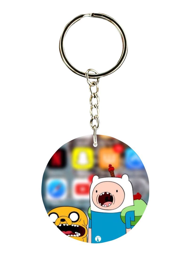 مفتاح مزدوج الجوانب مزين بشخصيات وقت المغامرة