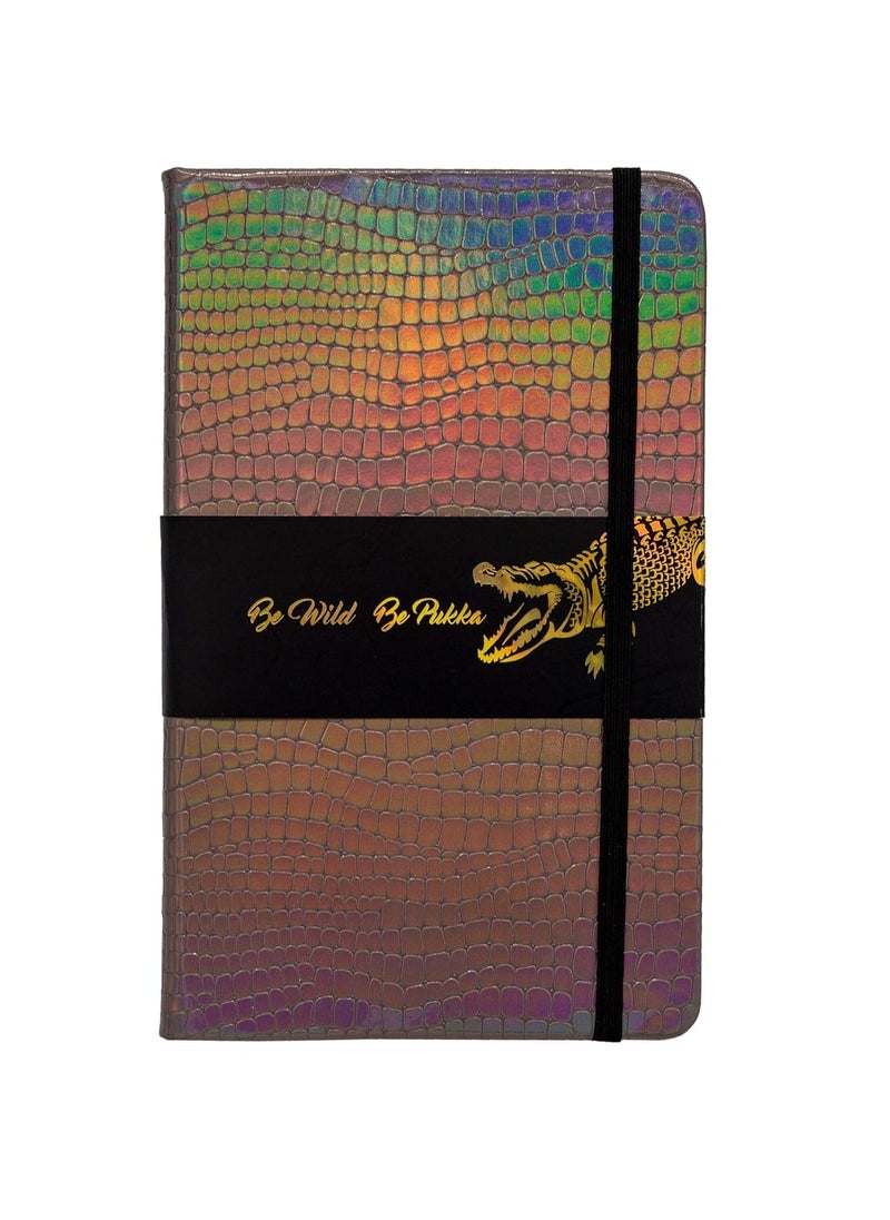 Pukka Pad - A5 Size Wild Crocodile Notepad With Elastic Closure - Image 1