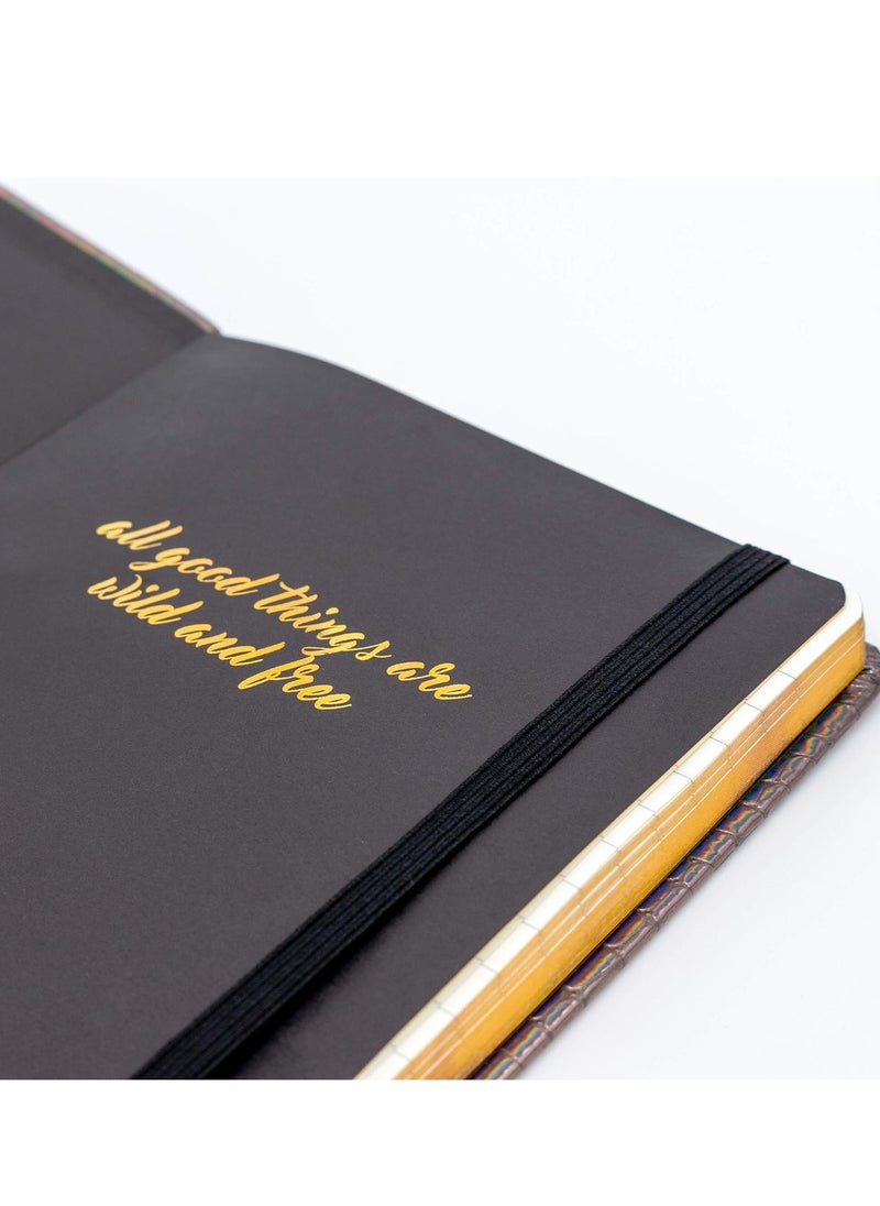 Pukka Pad - A5 Size Wild Crocodile Notepad With Elastic Closure - Image 1