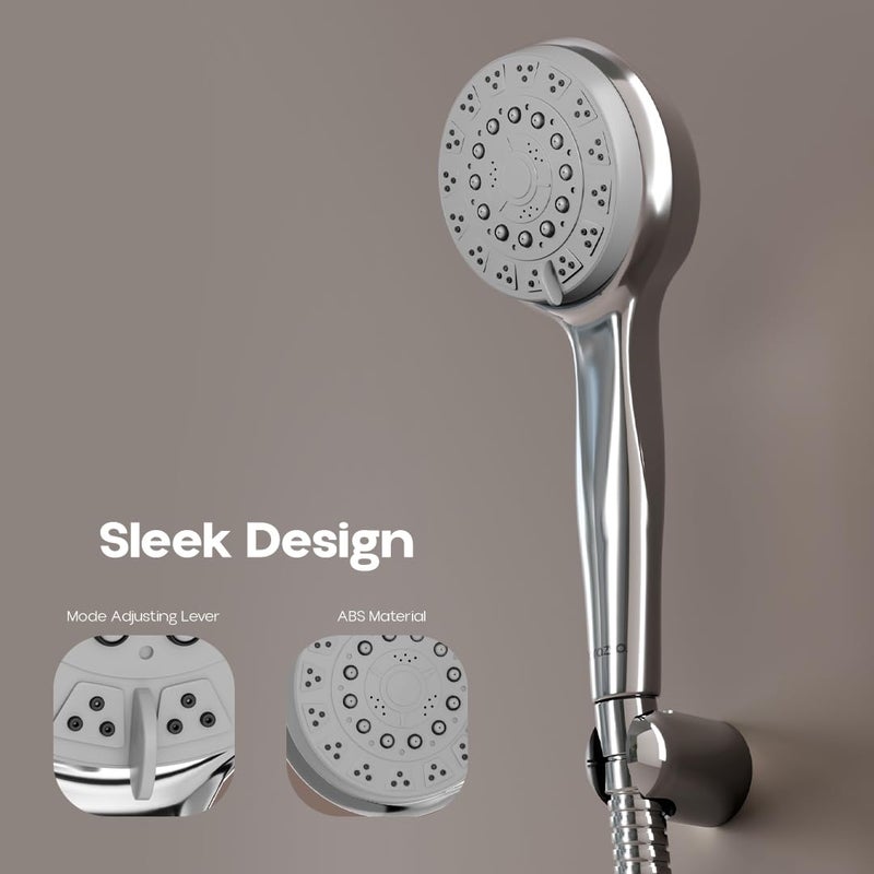 Lorazzo Versa 5-Function Hand Shower for Bathroom | 5-modes water flow | 1-Year Limited Warranty (1 piece handheld shower head only) - Image 5