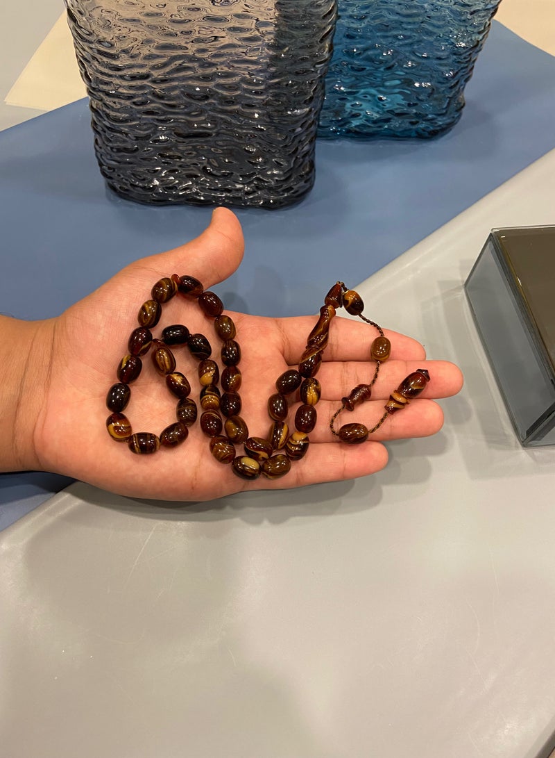 Top Quality Belgian Catalin Prayer Beads For Men 33 Beads - Image 1