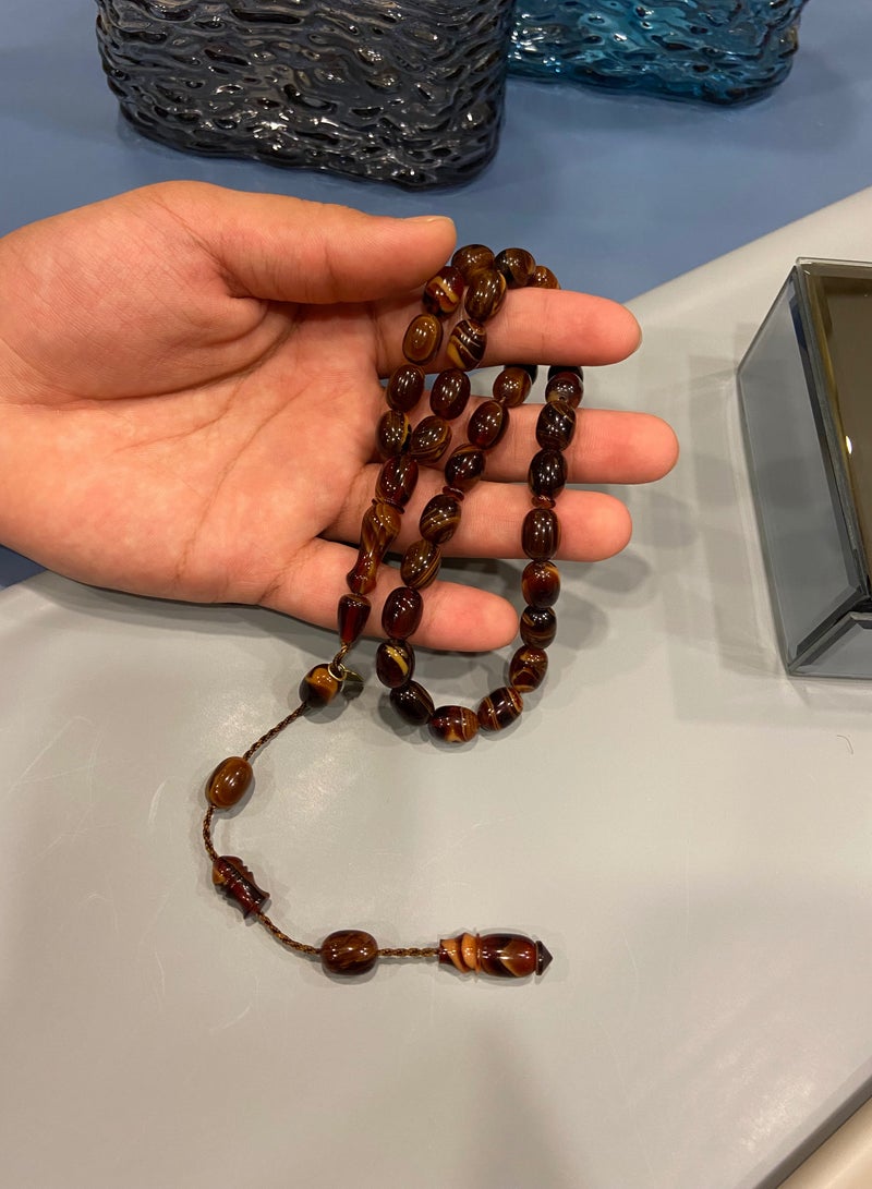 Top Quality Belgian Catalin Prayer Beads For Men 33 Beads - Image 2