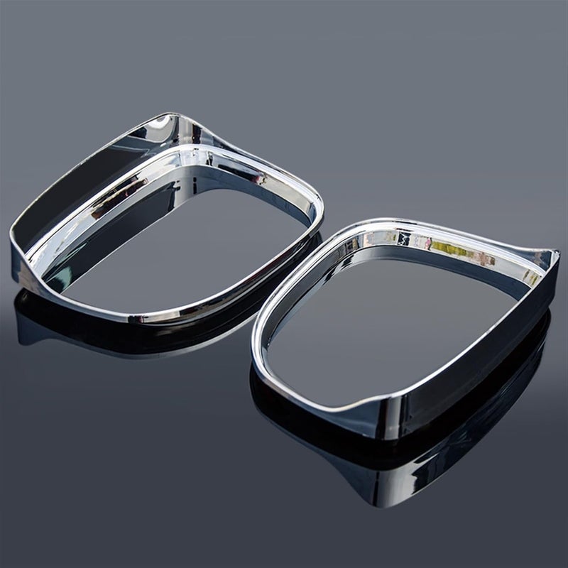 DEMULAX ABS Chrome Car Side Mirror Rain Visor for Mazda CX-5 - Image 1