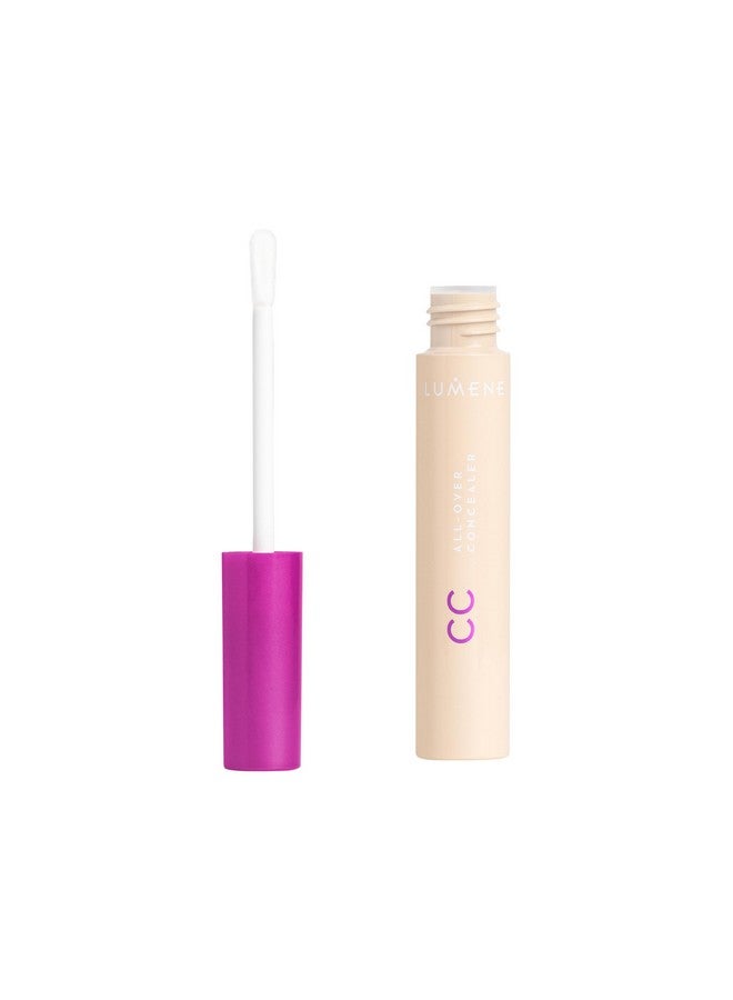 Lumene Under Eye Concealer - CC All-Over Hydrating Concealer with Medium Coverage - Multi-Tasking Under Eye Makeup Infused with Hyaluronic Acid with a Skin-Like Finish - 00 Ultra Light (0.3 fl oz) - Image 2