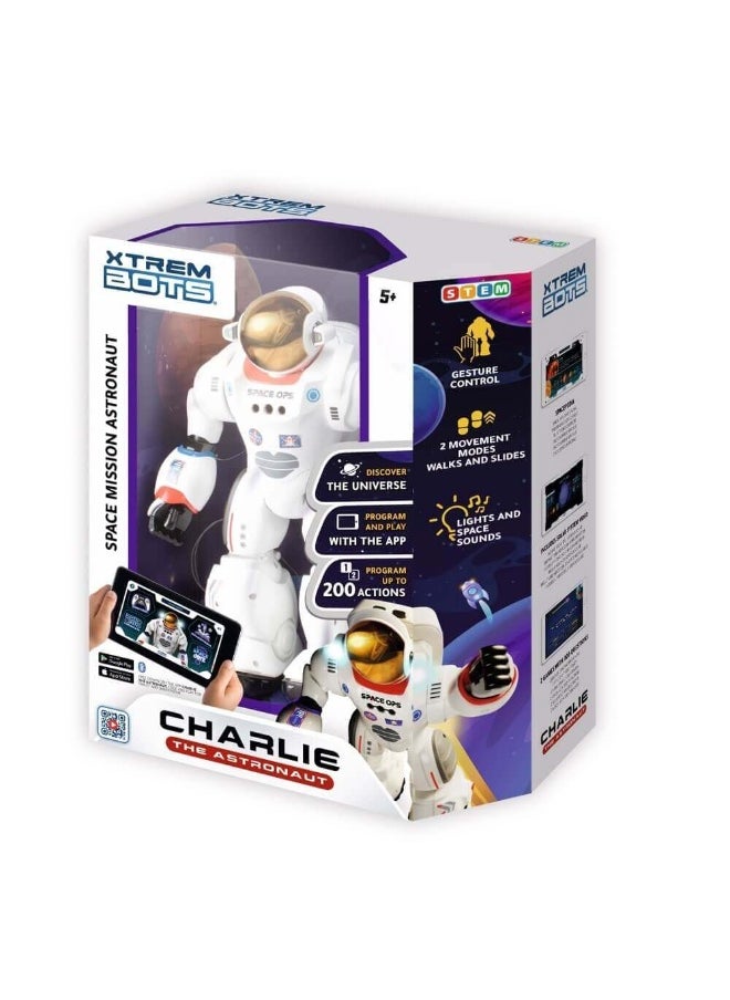 XTREM BOTS Xtrem Bots Charlie The Astronaut Robotics STEM Figure  - Image 3