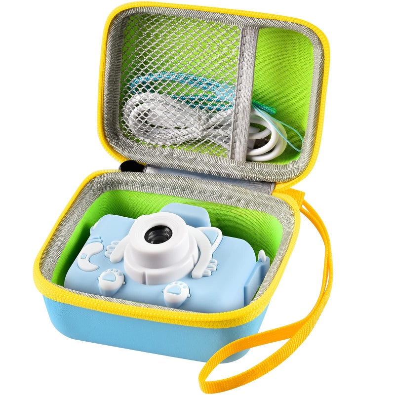 ANKHOH Camera Case for Seckton/for Desuccus/for PROGRACE/for Rindol/for GKTZ/for Dylanto/for GPOSY/for OZMI Kids Digital Camera, Kid Camcorder Storage Box Cable Accessory-Bag Only(Skyblue) - Image 1