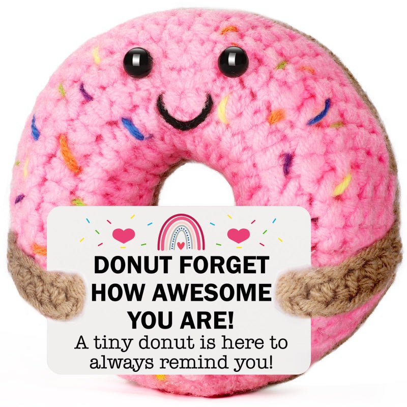 MBL Inspirational Easter Basket Stuffers - Easter Essentials for Kids Teens Employee Appreciation Gifts for Coworker Team, Emotional Motivational Crochet Donut Graduation for College Students Friends - Image 1