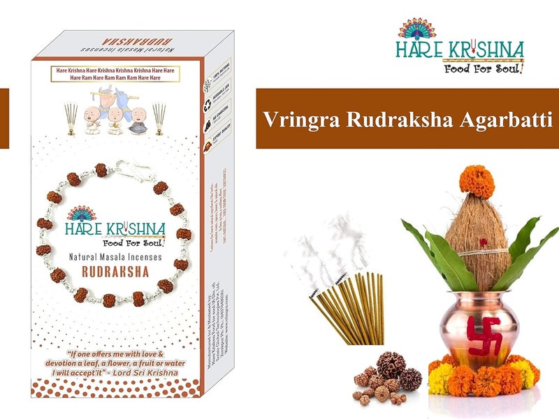Vringra Rudraksh Agarbatti for Pooja Guggle Agarbatti Dhoop Stick Agarbatti Agarbatti Stick for Pooja Combo Pack - Image 2