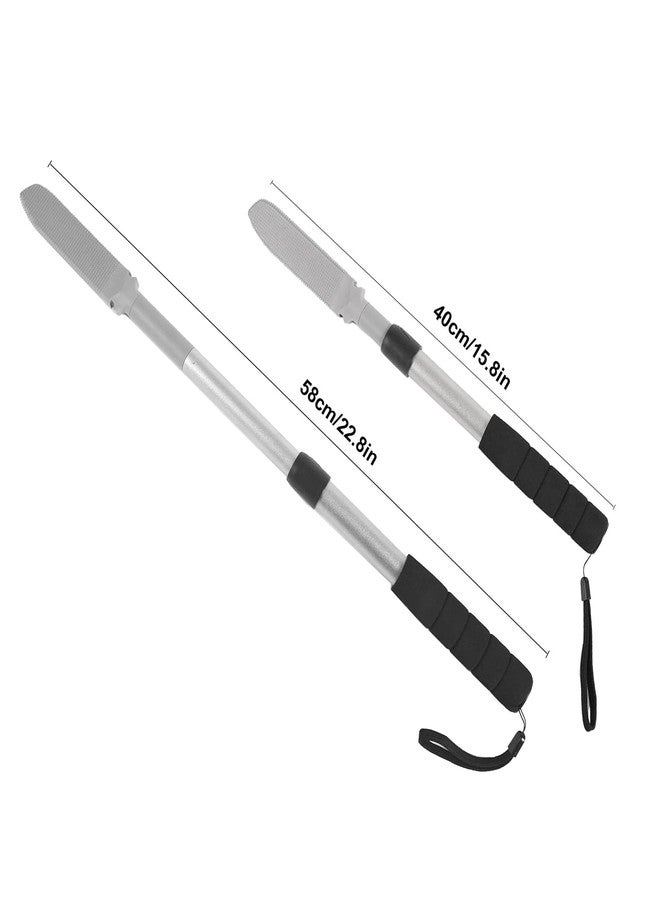 EASACE Toe Cleaning Brush 15.8-22.8in Foot Scrubber in Shower with Long Handle with 4 Reusable Drying Covers, Long- Handled Toe Lotion Applicator for Seniors,Elderly, Disabled Men and Women - Image 4