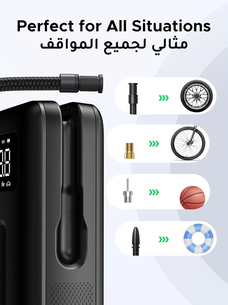 UGREEN Portable Air Compressor with LED Light - Image 3