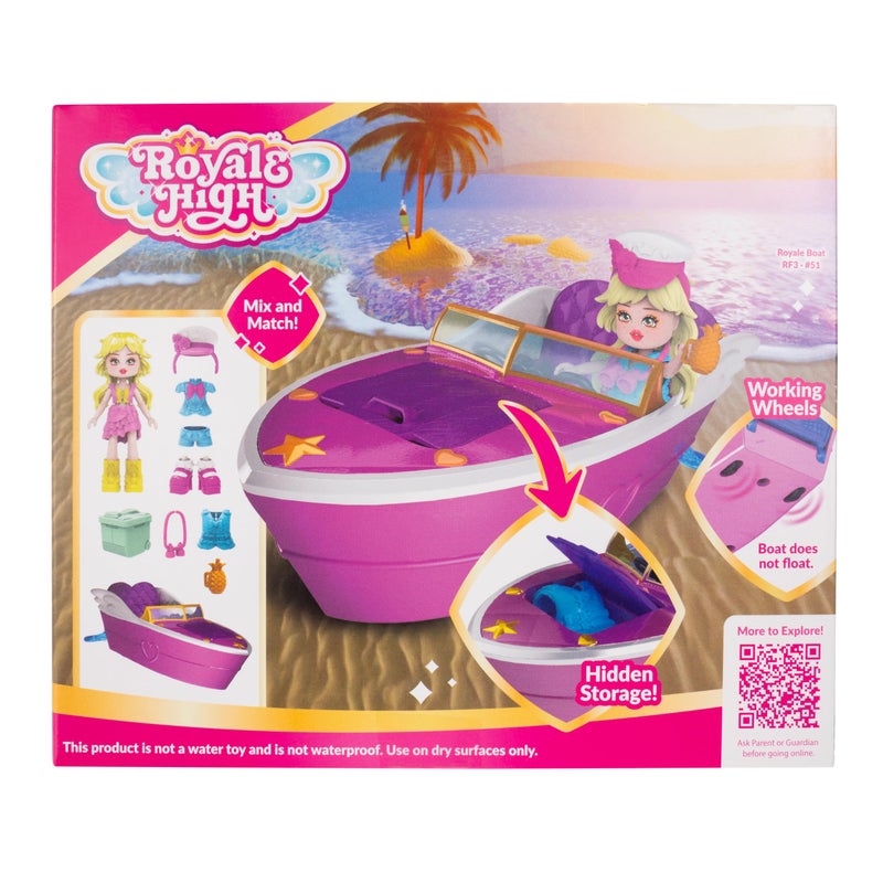 Royale High Royale Boat - (1) Doll with 9 Mix & Match Fashions - Official Digital Roblox Item Included - Ages 5+ - Image 2