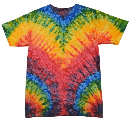 Colortone 100% Cotton Pigment Tie Dye T-Shirt for Women and Men, 3X-Large, Woodstock - Image 4