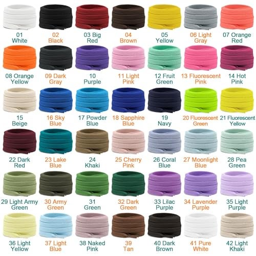 DELELE 2 Pair 24 inch Flat Shoe laces 5/16" Wide Shoelaces for Athletic Running Sneakers Shoes Boot Strings Army Green - Image 4