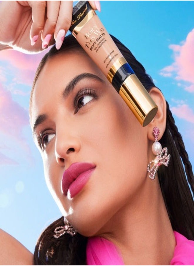 Too FacedCosmetics - TOO FACED Born This Way Soft Matte Foundation Chai - Deep With Golden Undertones 30ml - Image 1