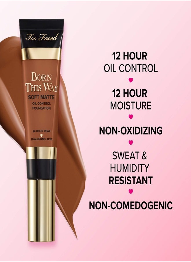 Too FacedCosmetics - TOO FACED Born This Way Soft Matte Foundation Chai - Deep With Golden Undertones 30ml - Image 1
