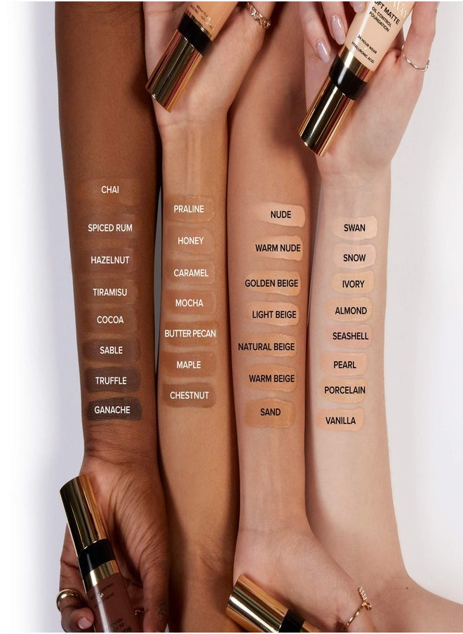 Too FacedCosmetics - TOO FACED Born This Way Soft Matte Foundation Chai - Deep With Golden Undertones 30ml - Image 1