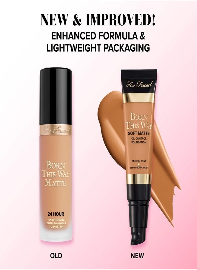 Too FacedCosmetics - TOO FACED Born This Way Soft Matte Foundation Chai - Deep With Golden Undertones 30ml - Image 1