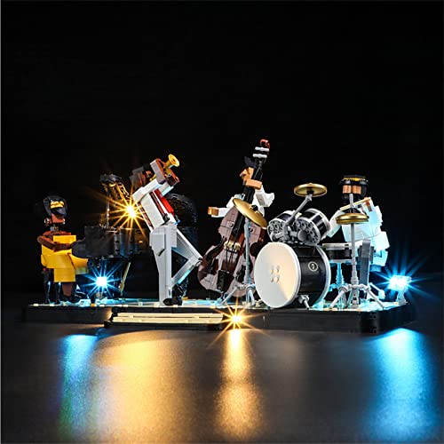 GEAMENT LED Light Kit Compatible with Lego Jazz Quartet Lighting Set for Ideas 21334 Building Model Model Set Not Included - Image 1