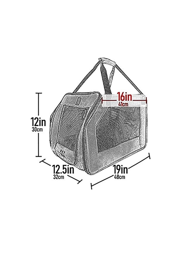 بت جير حامل أمان للحيوانات الأليفة ومقعد سيارة من Pet Gear Signature للكلاب والقطط الصغيرة، أزرق قطبي - Image 5