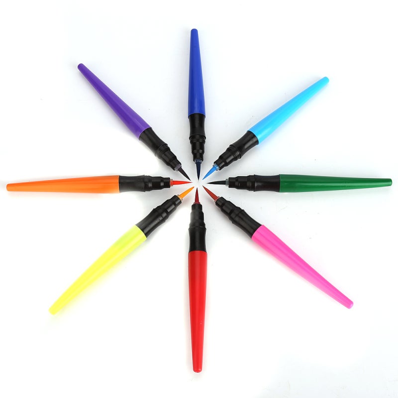 Body Painting Brush Pen: 1 White Non Toxic Washable Easy To Operate Body Art Pen - High Quality Safe Brush Pen For Kids Birthday Party Parent Child Activity - Image 3