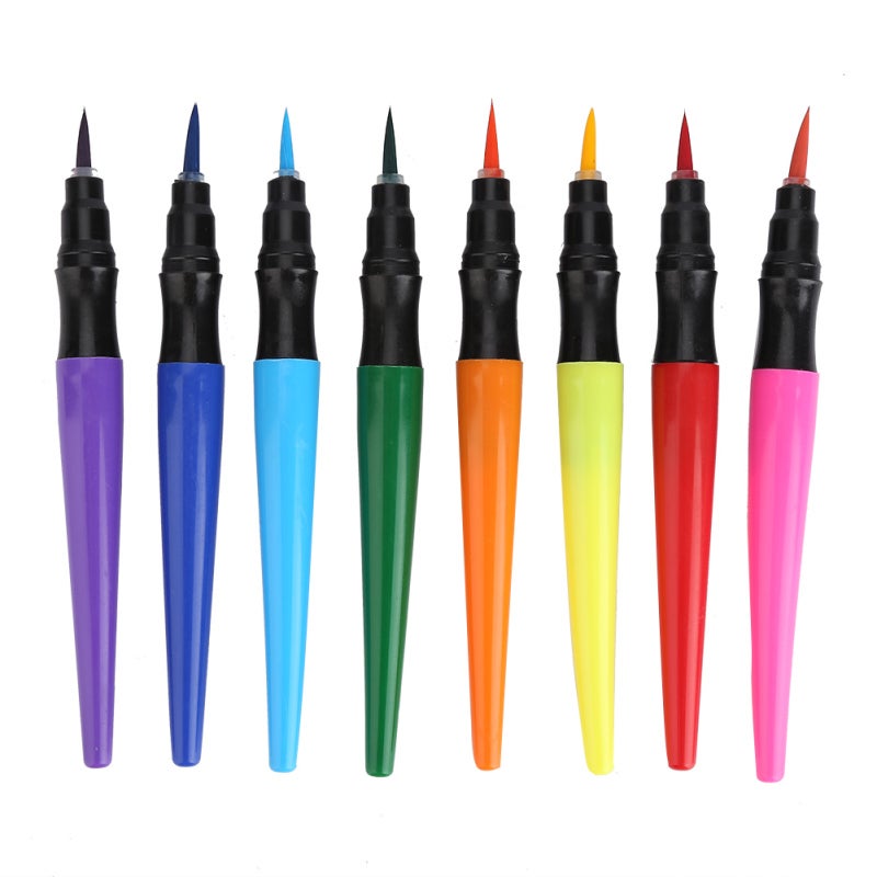 Body Painting Brush Pen: 1 White Non Toxic Washable Easy To Operate Body Art Pen - High Quality Safe Brush Pen For Kids Birthday Party Parent Child Activity - Image 2
