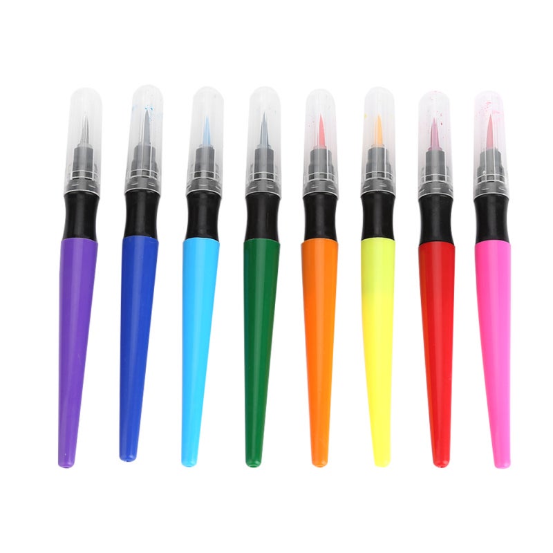 Body Painting Brush Pen: 1 White Non Toxic Washable Easy To Operate Body Art Pen - High Quality Safe Brush Pen For Kids Birthday Party Parent Child Activity - Image 1