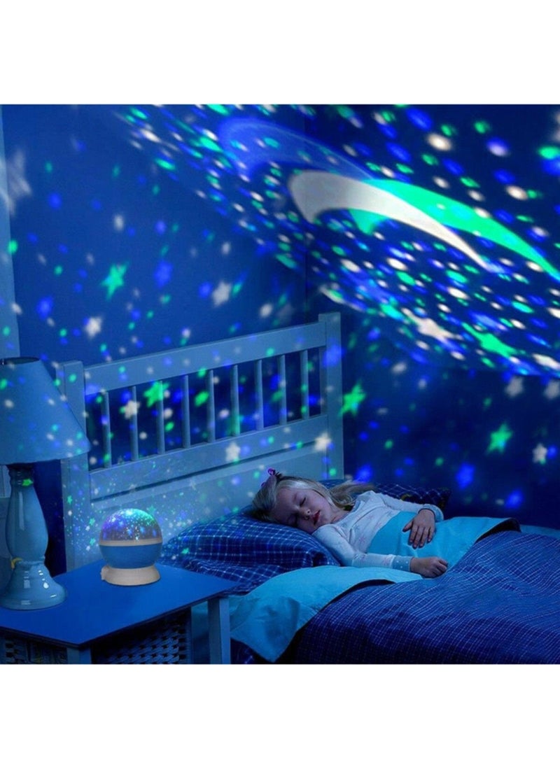 Technosmart Colorful and Rotating Star Master Projection Night Light (Blue)  - Image 1