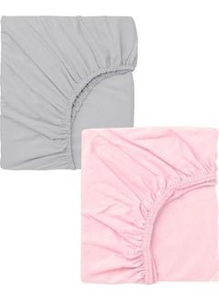 2 Pieces 65X95 cm Mother's Side Elastic Combed Cotton Fabric Baby Bedsheet