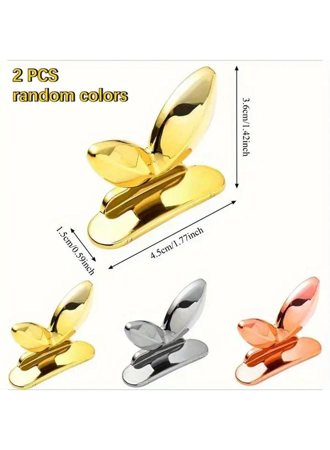 2 Pcs Toilet Seat Lifter Set Random Colors Anti Dirty Handle Easy Lift Design - Image 2