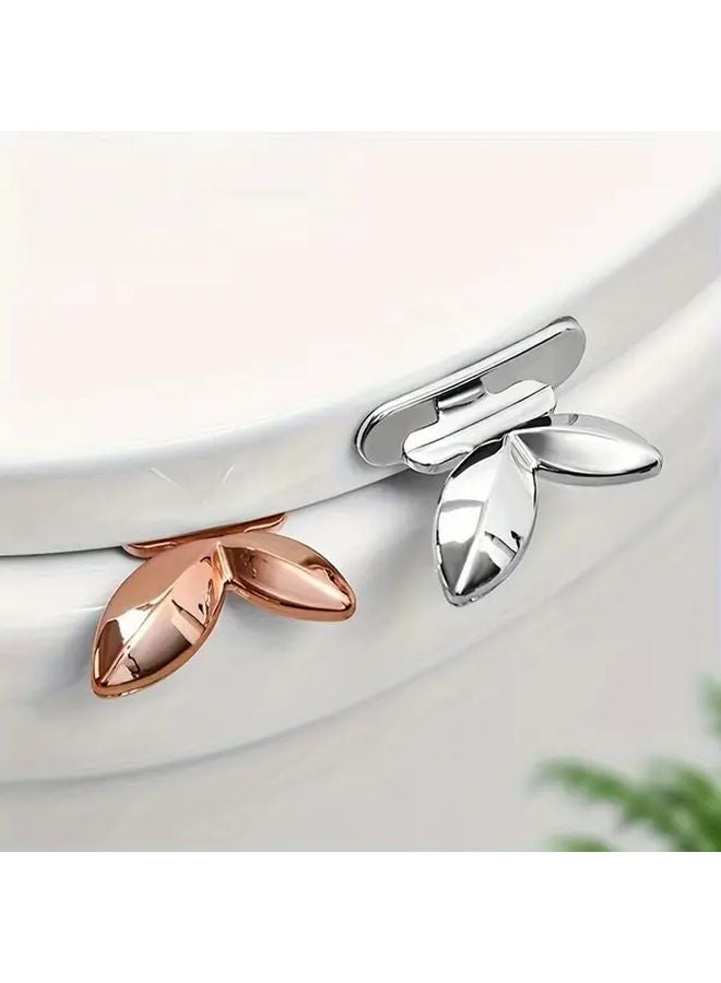 2 Pcs Toilet Seat Lifter Set Random Colors Anti Dirty Handle Easy Lift Design - Image 5