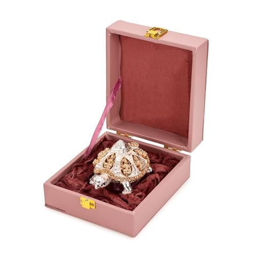 DHRUVS COLLECTION 24k Gold & 999 Silver Plated Tortoise, Turtle for Vastu, Wealth, Home Decor, Temple, Pooja Room, Good Luck Gift (Small - 7.5 x 3.75 x 4.5 cm) - Image 5