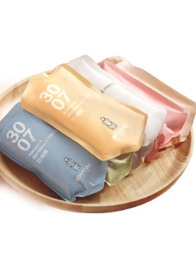 HINCLOUD 30-Day Disposable Underwear For Women, Portable Pure Cotton Shorts, Travel Essentials, Ladies Morandi Mixed Color Xl Size - Image 3