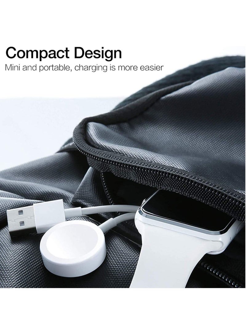 DUSALA Fast Magnetic Wireless Charger Portable Cable Compatible with Apple Watch Series 6/SE/54/3/2/1 38/4/42/44mm 3.3Ft - Image 4