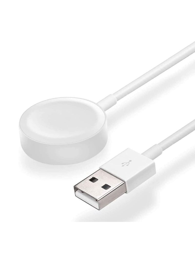 DUSALA Fast Magnetic Wireless Charger Portable Cable Compatible with Apple Watch Series 6/SE/54/3/2/1 38/4/42/44mm 3.3Ft - Image 1