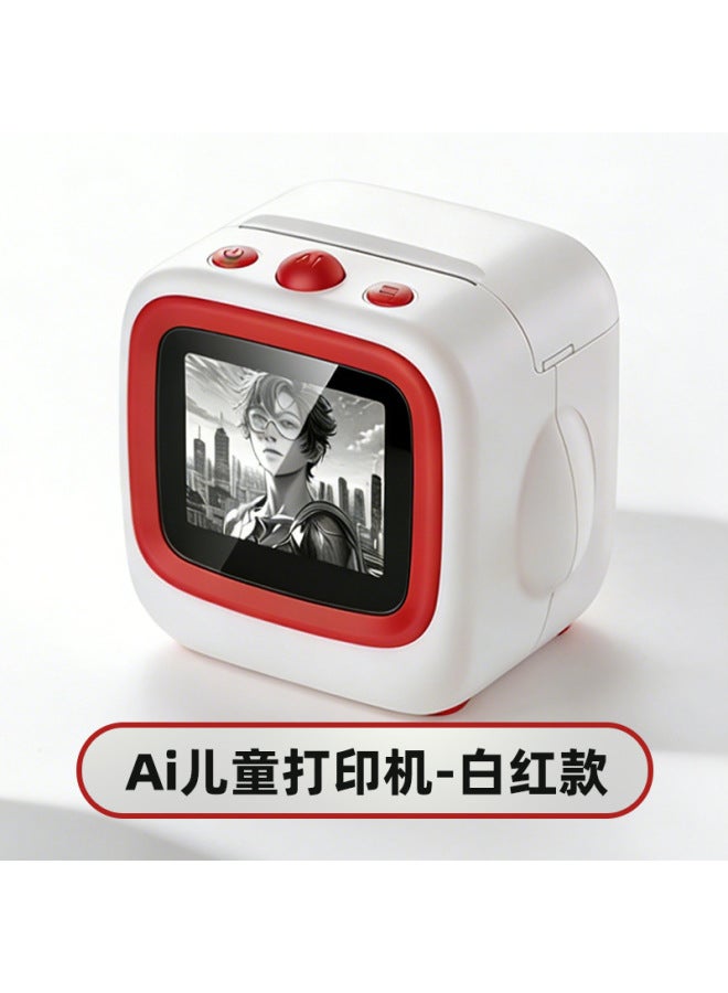 26-year New Model Ai Smart Printer Creative Photo Thermal Printer Bluetooth Error Correction Machine Screen Homework Assistant