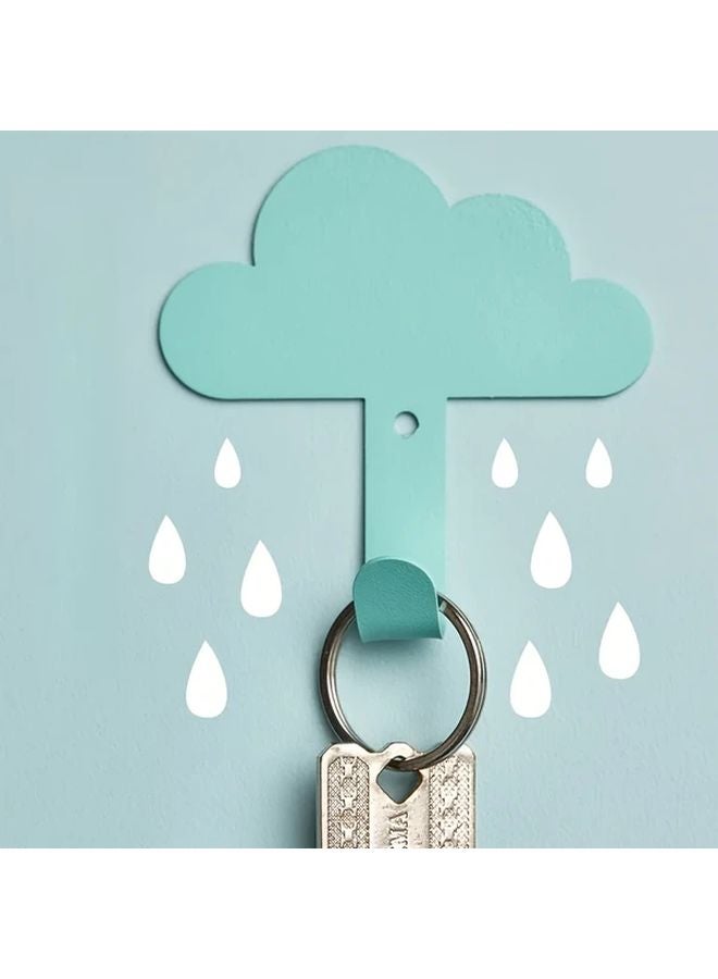 قطعة واحدة خطاف مفاتيح أبيض بدون حفر للحائط - مناسب للأبواب والمطابخ والحمامات - يحمل الملابس والمناشف - Image 4