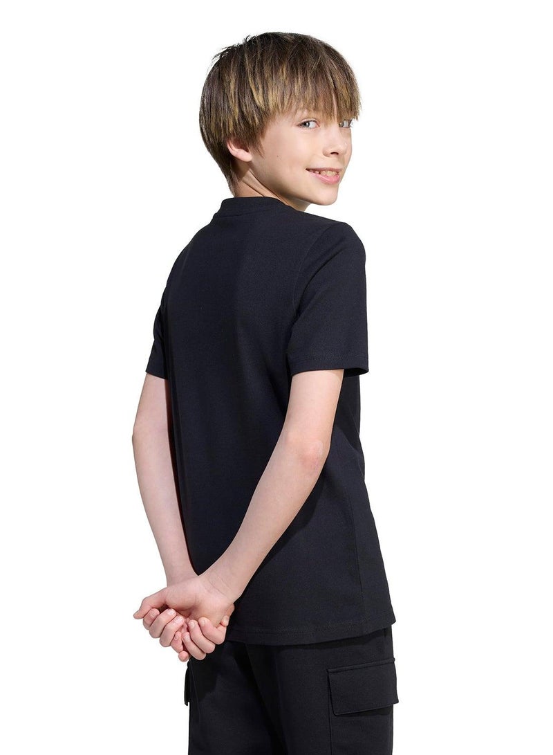 اديداس تي شيرت تدريب جرافيتي جيه أسود للأطفال من - سنوات - Image 2