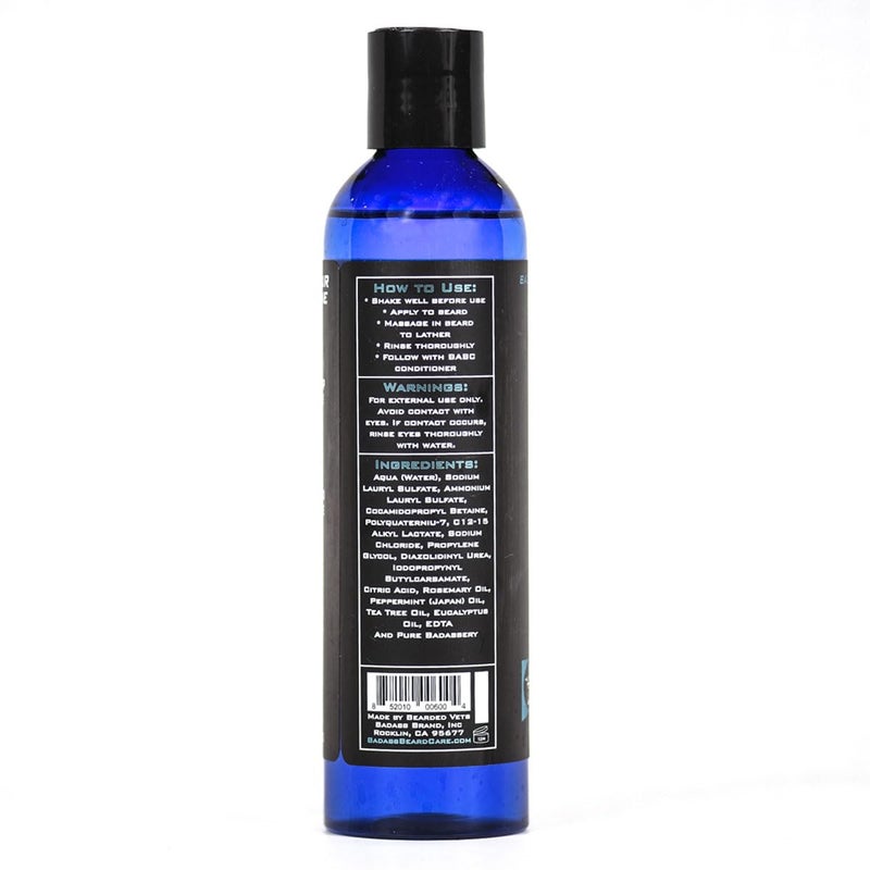 Badass Beard Care Beard Wash for Men - Makes Your Beard Smell Fresh and Clean, Keeps Beard Hair Light, and Skin Hydrated and Refreshed, 8oz - Image 3