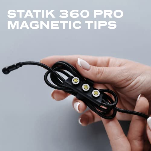 Statik 360 Pro Magnetic Connectors Tips - Only Compatible with Statik360 Pro Magnetic Charging Cable - 3-Pack Includes i-Product, Micro USB and USB-C Adapter - Compatible with All Devices - Image 2